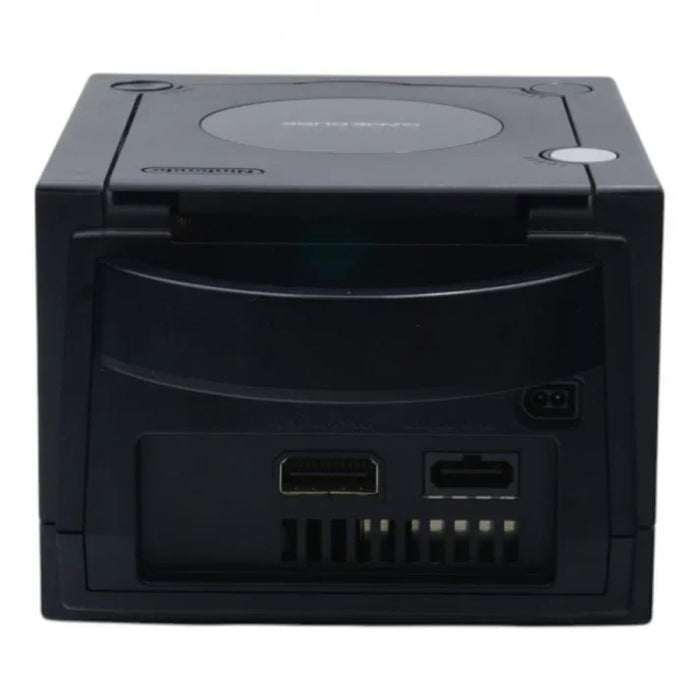 Nintendo GameCube Console System (GC) Black with Third-Party Controller – Scratch & Scuff Condition - for just $134.99! 