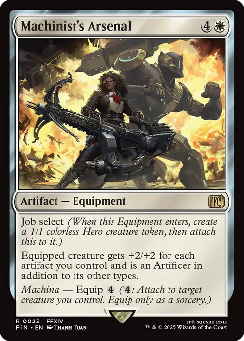 Machinist's Arsenal (FIN-023) - FINAL FANTASY Foil - for just $0.49! 