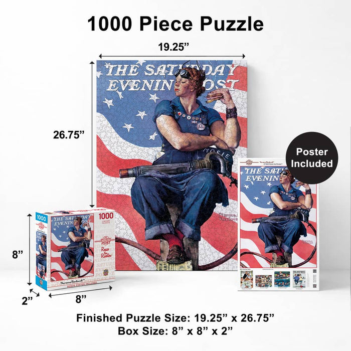 Saturday Evening Post - Rosie the Riveter 1000 Piece Jigsaw Puzzle - for just $16.99! 