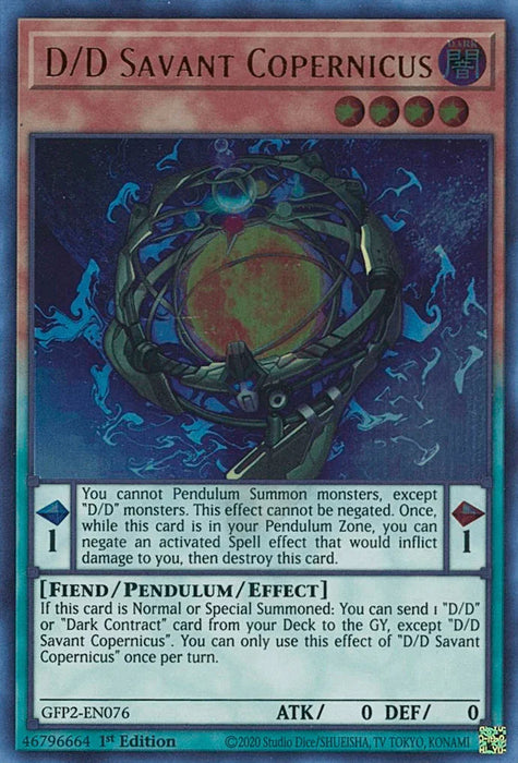D/D Savant Copernicus [GFP2-EN076] Ultra Rare - for just $0.15! 
