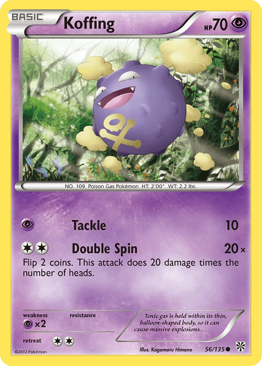 Koffing (56/135) [Black & White: Plasma Storm] - for just $0.15! 