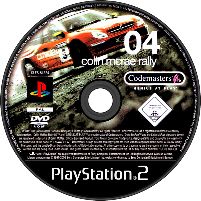 Colin McRae Rally 04 [PAL Version] – PlayStation 2 (PS2) - for just $3.99! 