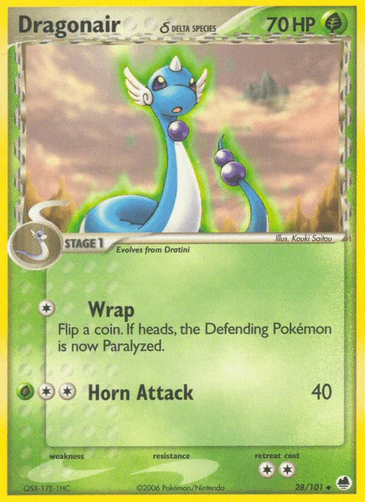 Dragonair (28/101) (Delta Species) [EX: Dragon Frontiers] - for just $2.90! 