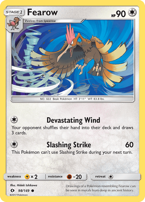 Fearow (98/149) [Sun & Moon: Base Set] - for just $0.10! 