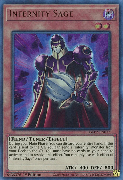 Infernity Sage [GFP2-EN017] Ultra Rare - for just $0.10! 