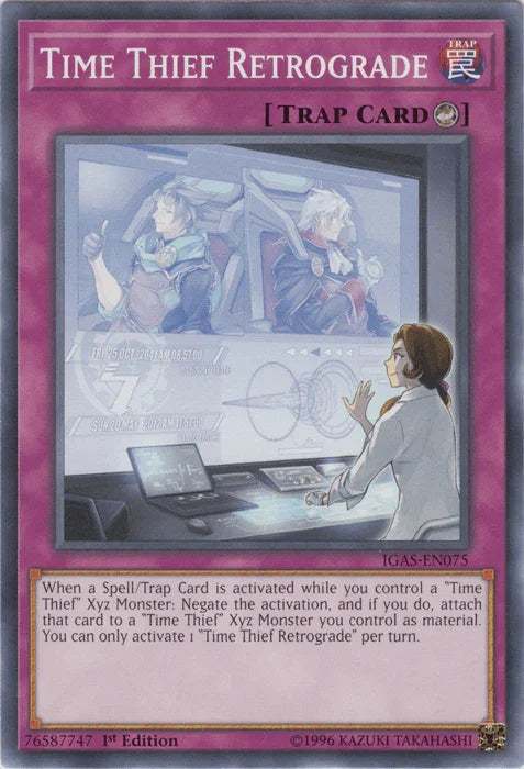 Time Thief Retrograde [IGAS-EN075] Common - for just $0.10! 