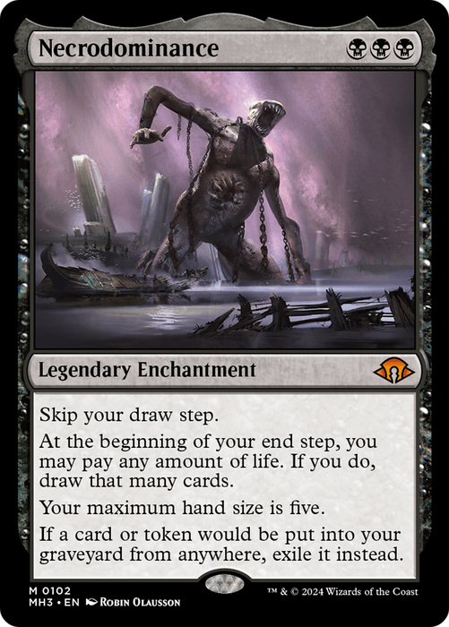 Necrodominance (MH3-102) - Modern Horizons 3 - for just $0.94! 