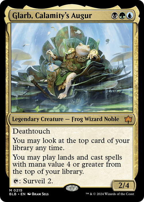 Glarb, Calamity's Augur (BLB-215) - Bloomburrow - for just $1.25! 