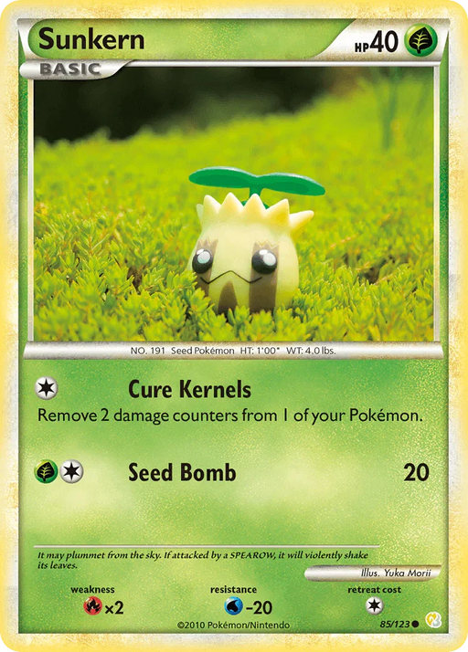 Sunkern (85/123) [HeartGold & SoulSilver: Base Set] - for just $1.15! 