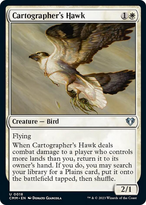 Cartographer's Hawk [Commander Masters] - Just $0.03! Shop now at Retro Gaming of Denver