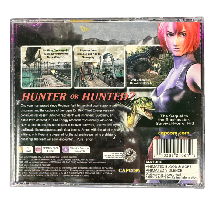 Dino Crisis 2 [COMPLETE IN BOX] – PlayStation 1 (PS1) - for just $175.99! 