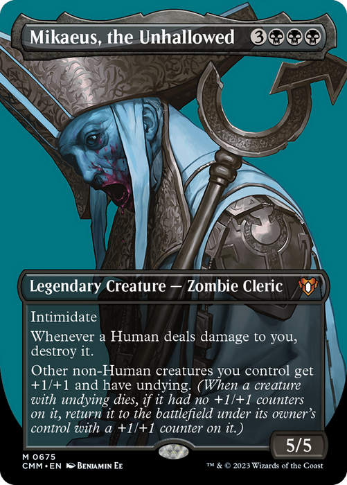 Mikaeus, the Unhallowed (CMM-675) - Commander Masters (Borderless) - for just $10.49! 