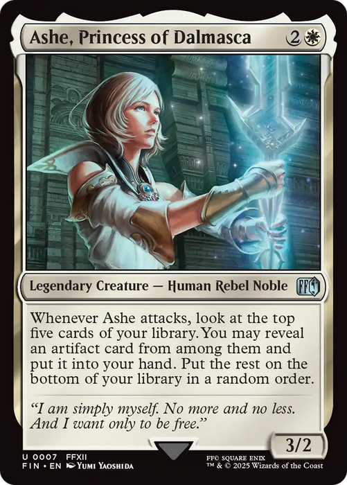 Ashe, Princess of Dalmasca (FIN-007) - FINAL FANTASY Foil - for just $0.08! 