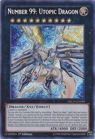 Number 99: Utopic Dragon [NECH-EN099] Secret Rare - for just $2.85! 
