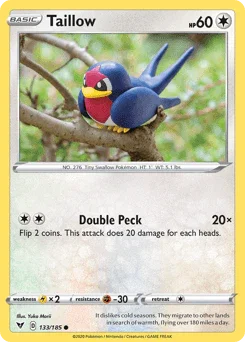 Taillow (133/185) [Sword & Shield: Vivid Voltage] - for just $0.10! 