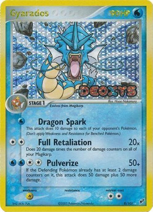 Gyarados (8/107) (Stamped) [EX: Deoxys] - for just $85! 
