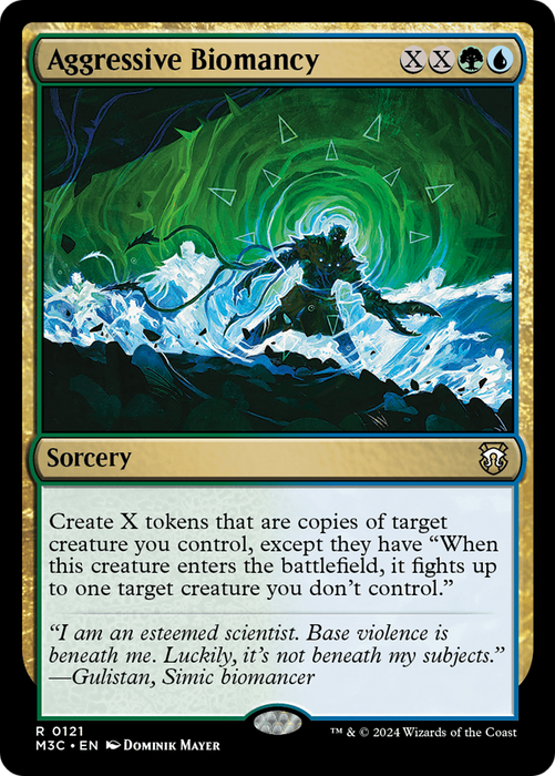 Aggressive Biomancy (M3C-121) - Modern Horizons 3 Commander - for just $0.08! 