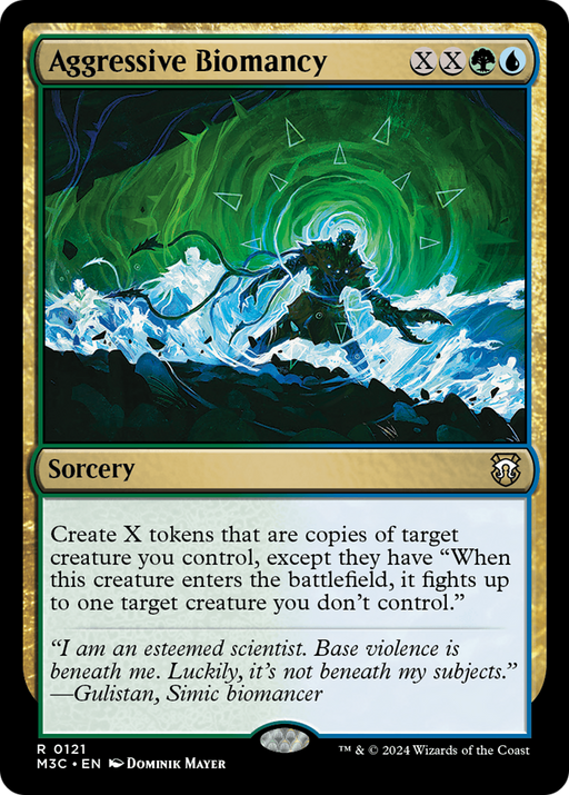 Aggressive Biomancy (M3C-121) - Modern Horizons 3 Commander - for just $0.08! 