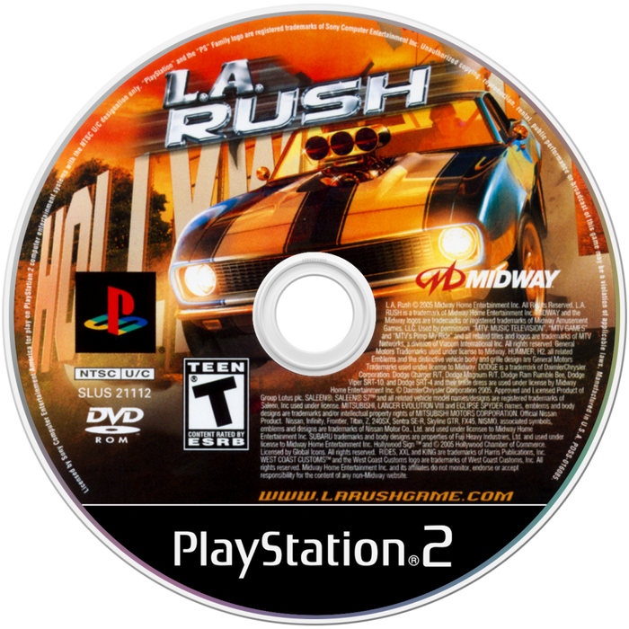 L.A. Rush – PlayStation 2 (PS2) - for just $9.99! 