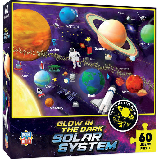 Glow in the Dark - Solar System 60 Piece Jigsaw Puzzle - for just $12.99! 