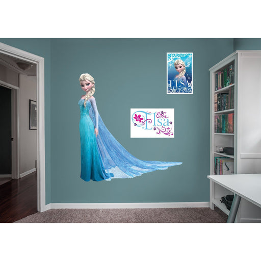 Frozen: Elsa RealBig - Officially Licensed Disney Removable Adhesive Decal - Premium Vinyl Die-Cut Character - Just $69.99! Shop now at Retro Gaming of Denver