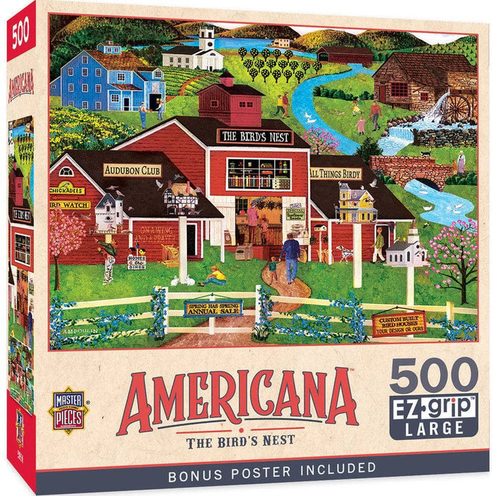 Americana - The Bird's Nest 500 Piece EZ Grip Jigsaw Puzzle - for just $14.99! 