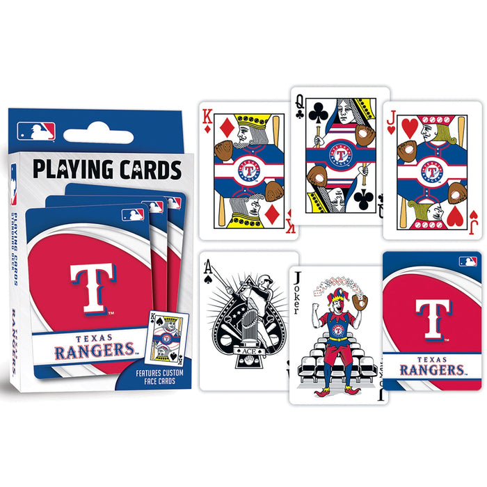 Texas Rangers Playing Cards - 54 Card Deck - Just $6.99! Shop now at Retro Gaming of Denver