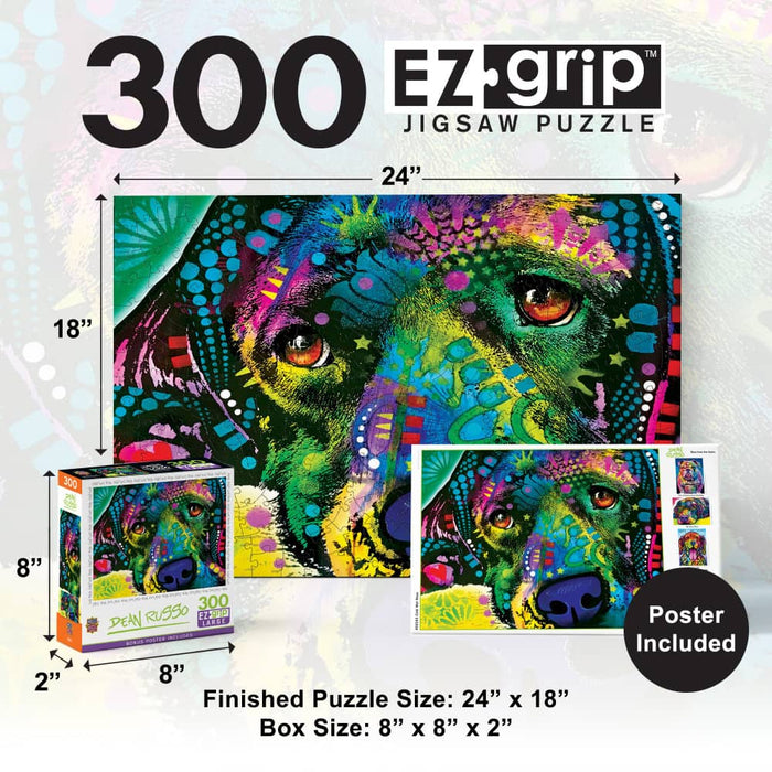 Dean Russo - Cold Wet Nose 300 Piece EZ Grip Jigsaw Puzzle - for just $14.99! 