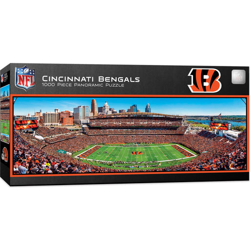 Cincinnati Bengals - 1000 Piece Panoramic Jigsaw Puzzle - Just $19.99! Shop now at Retro Gaming of Denver