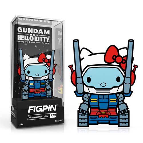 FiGPiN #779 - Gundam x Sanrio - Guntank Hello Kitty Enamel Pin - Limited Edition - for just $14.10! 