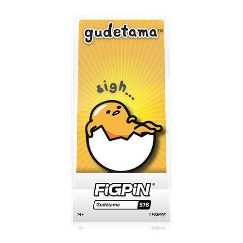 FiGPiN Enamel Pin - Gudetama Limited Edition - Select Figure(s) - Just $20! Shop now at Retro Gaming of Denver