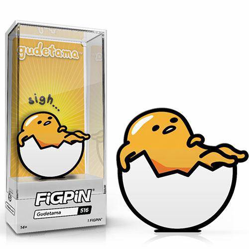 FiGPiN Enamel Pin - Gudetama Limited Edition - Select Figure(s) - Just $20! Shop now at Retro Gaming of Denver