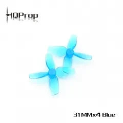 HQProp - Micro Whoop Prop 31MMX4 (2CW+2CCW)-Poly Carbonate-1MM Shaft - Clear Grey - for just $2.99! 