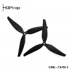HQProp - Cine7(7X4X3) (1CW+1CCW) Black-Glass Fiber Reinforced Nylon - for just $3.99! 