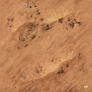 Star Wars: Legion - Jakku Game Mat - for just $39.95! 
