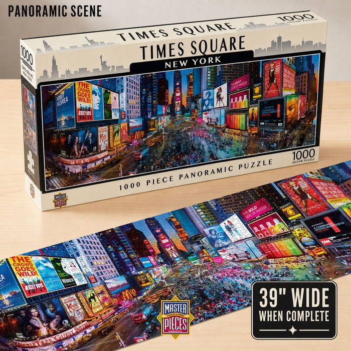 Times Square, New York 1000 Piece Panoramic Jigsaw Puzzle - for just $19.99! 