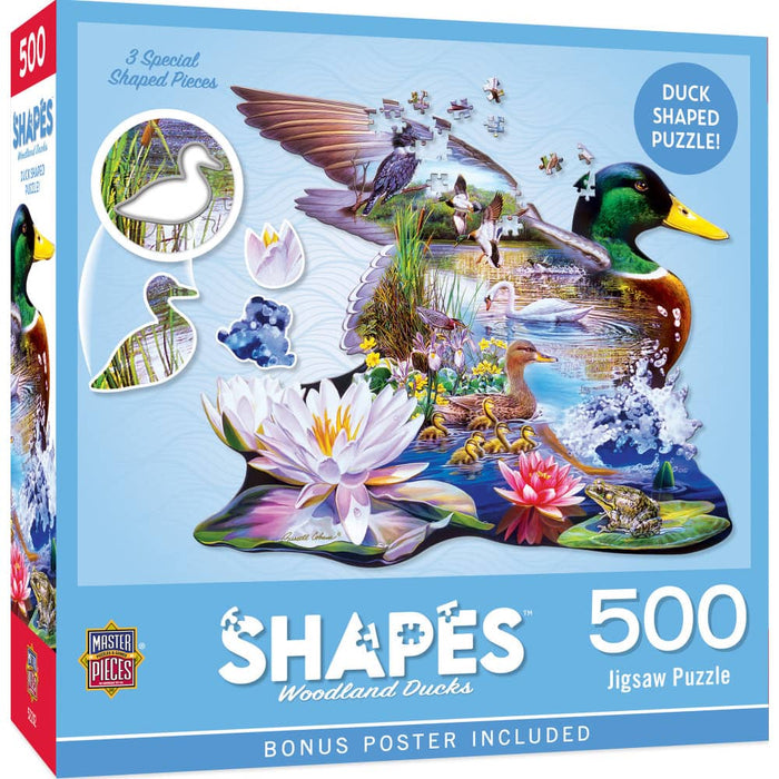 Shapes - Woodland Ducks 500 Piece Jigsaw Puzzle - for just $14.99! 