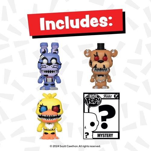 Five Nights at Freddy's Funko Bitty Pop! Mini-Figure 4-Pack - Select Set(s) - for just $15.67! 