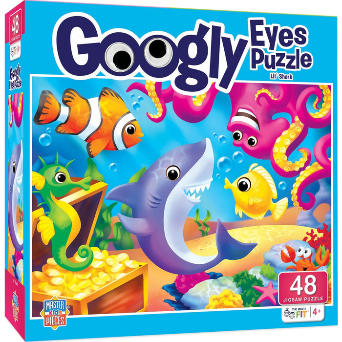 Googly Eyes - Lil Shark & Friends 48 Piece Jigsaw Puzzle - for just $12.99! 