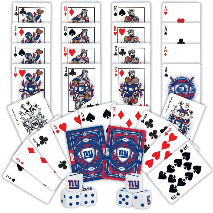 New York Giants - 2-Pack Playing Cards & Dice Set - for just $19.99! 