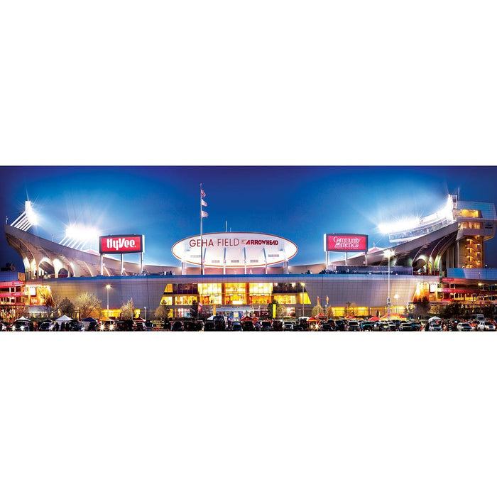 Kansas City Chiefs - Stadium View 1000 Piece Panoramic Jigsaw Puzzle - for just $19.99! 