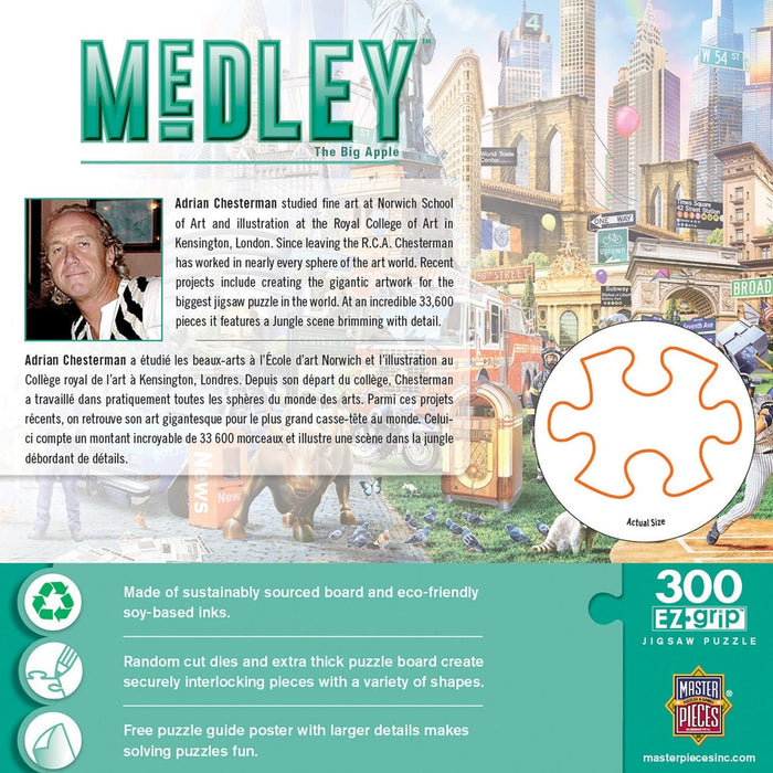 Medley - The Big Apple 300 Piece EZ Grip Jigsaw Puzzle - for just $10.99! 