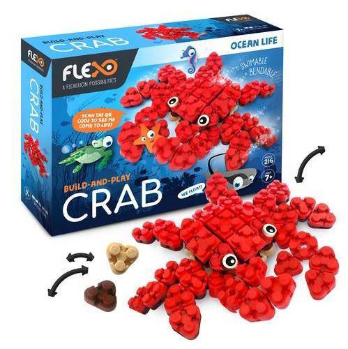 FLEXO Ocean Life Range - Crab - Just $10.77! Shop now at Retro Gaming of Denver