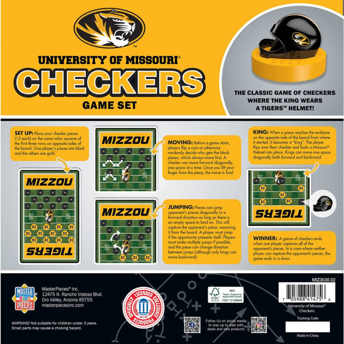 Missouri Tigers Checkers Board Game - for just $19.99! 