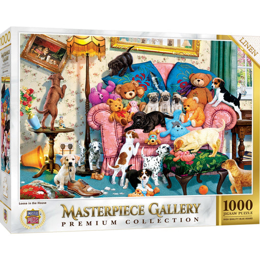 Masterpiece Gallery - Loose in the House 1000 Piece Jigsaw Puzzle - Premium 1000 Piece - Just $16.99! Shop now at Retro Gaming of Denver