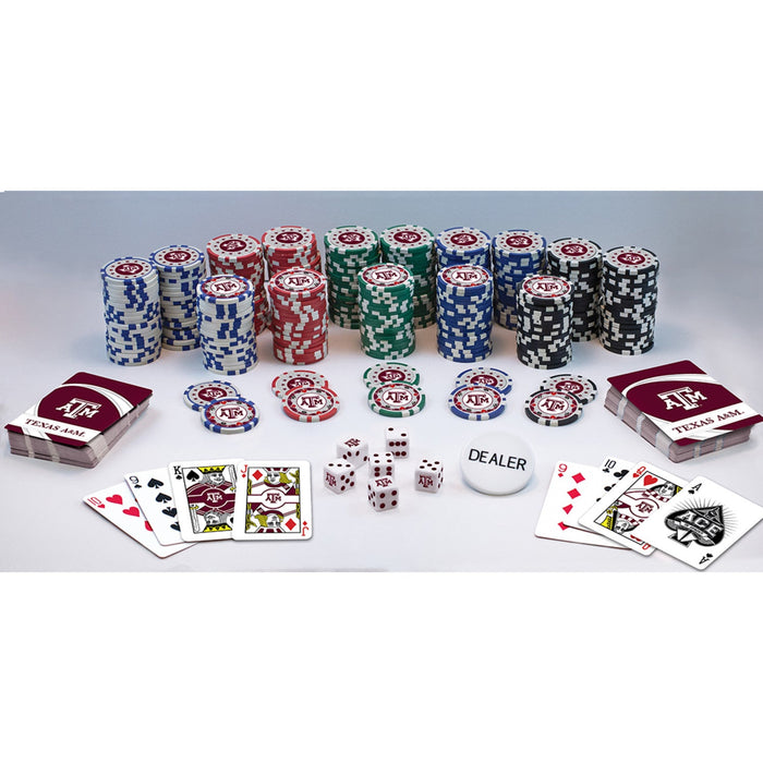 Texas A&M Aggies 300 Piece Poker Set - Just $124.99! Shop now at Retro Gaming of Denver