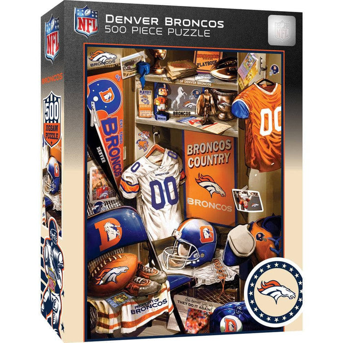 Denver Broncos - Locker Room 500 Piece Jigsaw Puzzle - for just $16.99! 