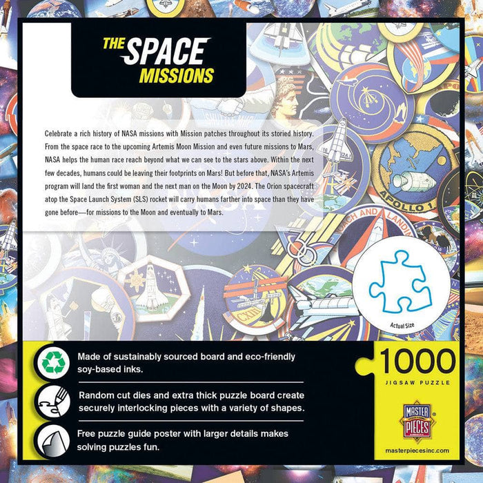 The Space Missions - 1000 Piece Jigsaw Puzzle - for just $16.99! 