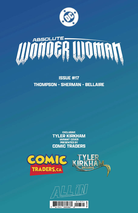 [FOIL] ABSOLUTE WONDER WOMAN #17 TYLER KIRKHAM Megacon 2026 EXCLUSIVE VIRGIN VAR (02/25/2026) - for just $40! 