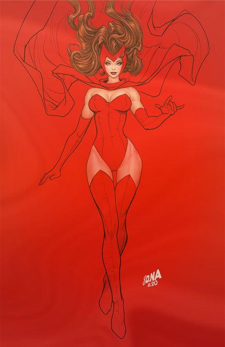 [FOIL] Scarlet Witch #4 Unknown Comics David Nakayama Exclusive Foil Virgin Color Bleed Var (04/05/2023) - for just $80! 